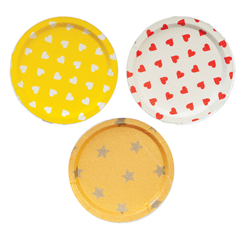 Paper Plates, Set of 3